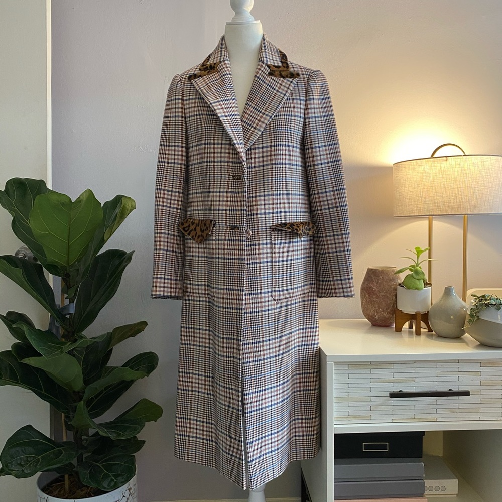 Tanya Taylor Multicolor Doubleface Leida Coat